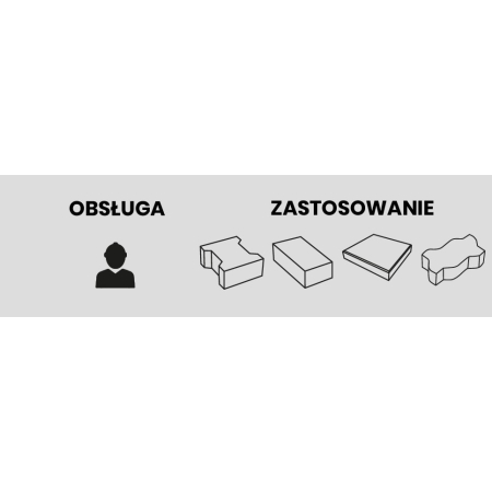 Przymiar Brukarski Jazon PBO - do kostki i płyt